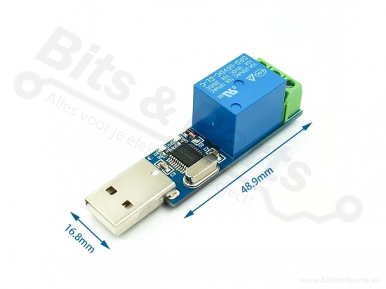 Relais met USB-aansturing LCUS-1  (enkelvoudig)